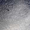 雲と飛行機