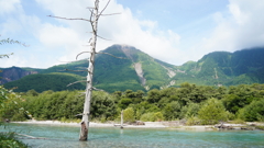 焼岳と大正池
