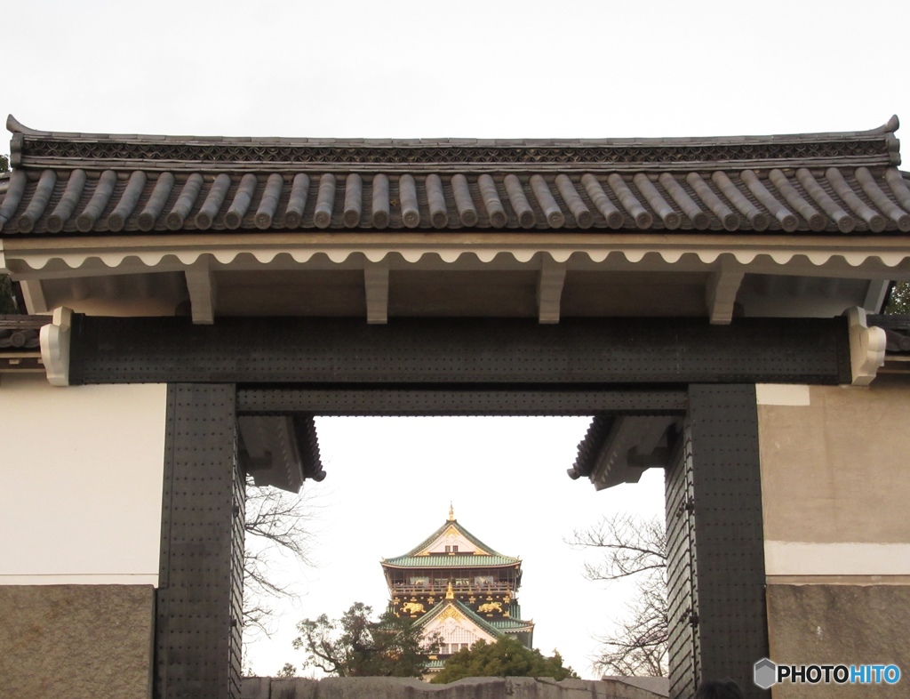 大阪城 天守閣への入口