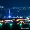 千里川土手の夜景✈️✨