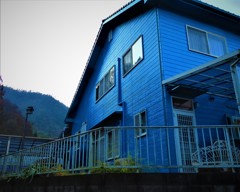 青い家
