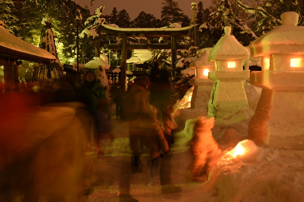 米沢神社 賑わい