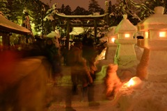 米沢神社 賑わい