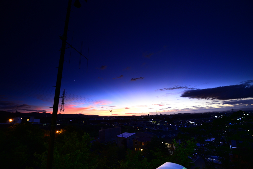 いつもの夕焼け