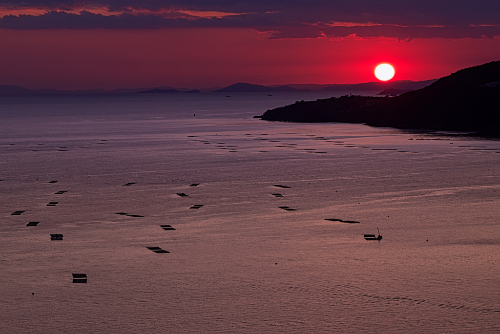 ～★万葉岬の夕陽★～