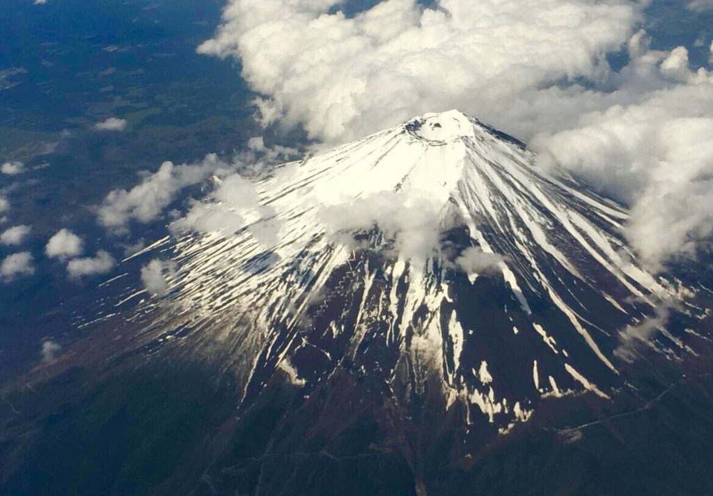 富士山上空
