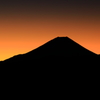 夜明けの富士
