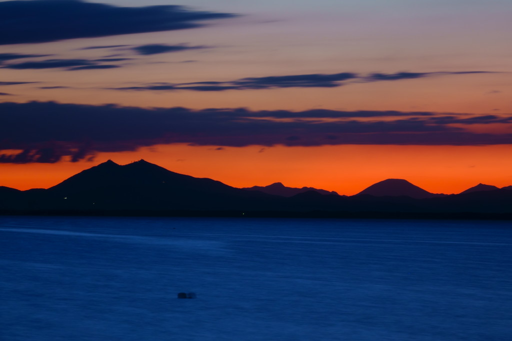 霞ヶ浦夕景