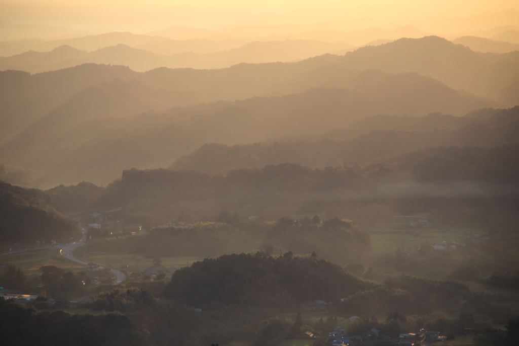 黄金色の里山