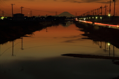 浄玄橋からの夕景