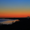 利根川夕景