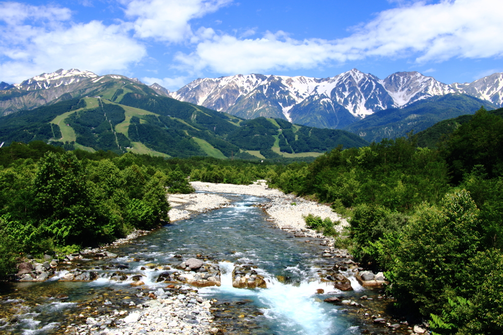 白馬連山