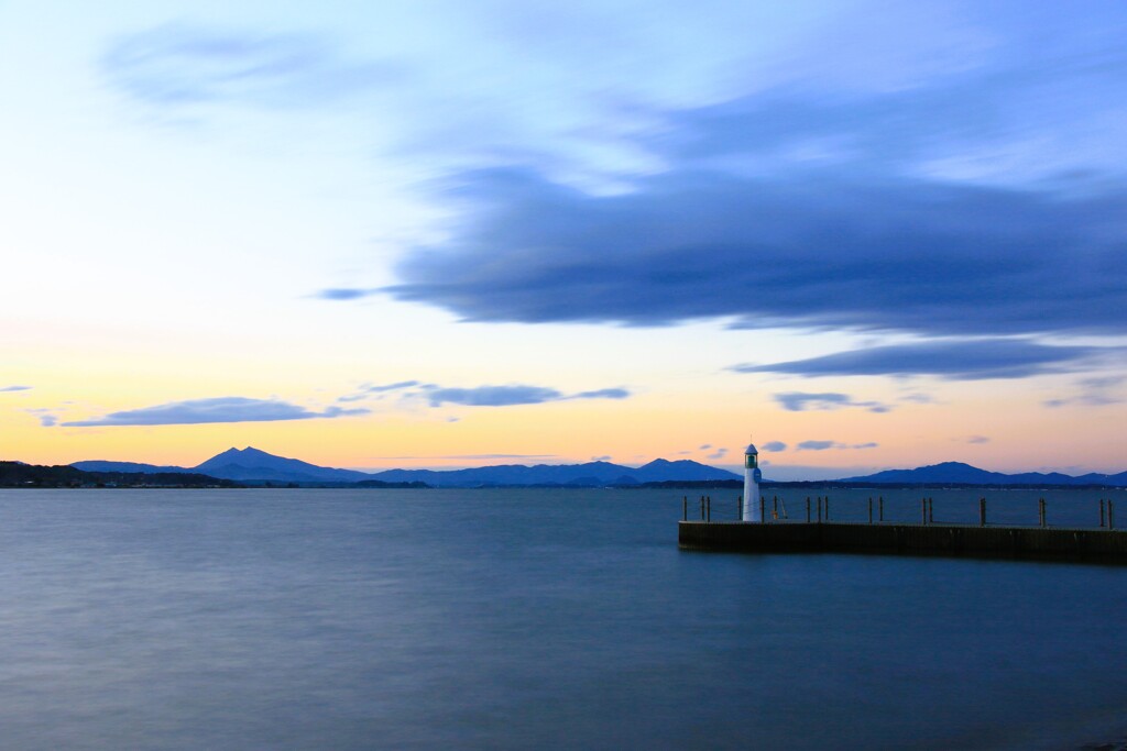 紫峰を望む