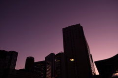 夕暮れ