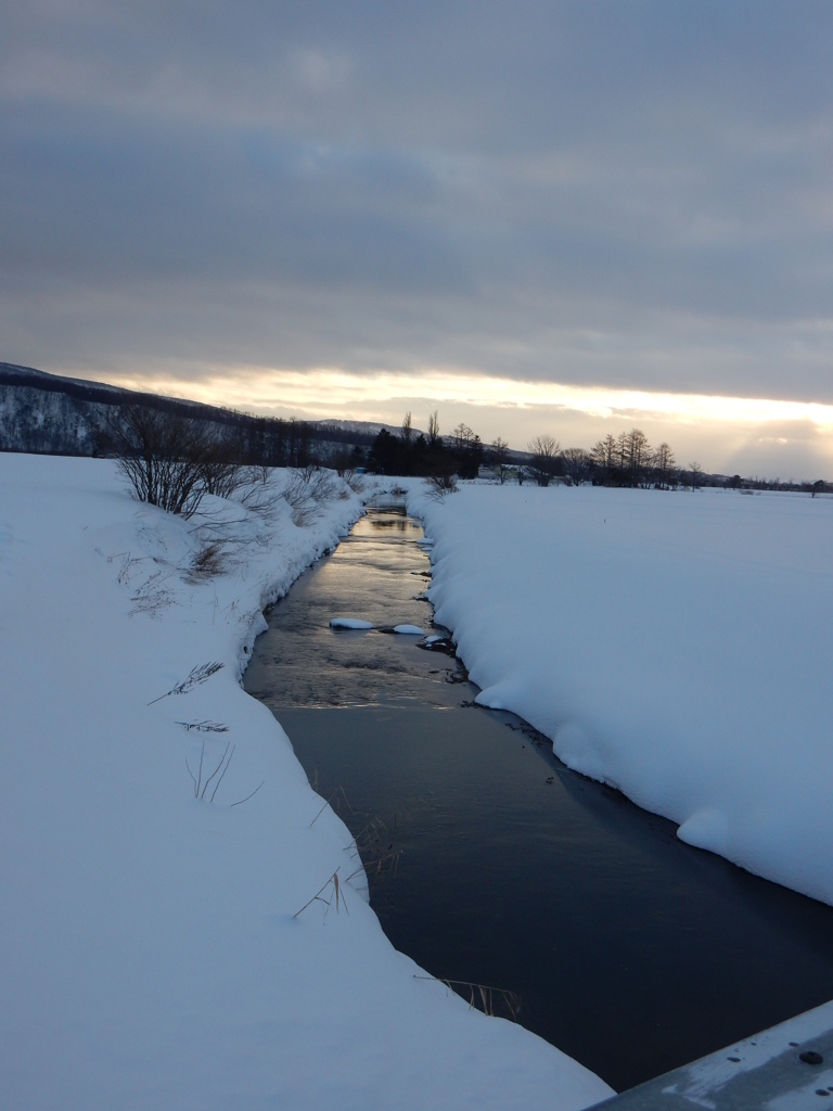 冬の小川