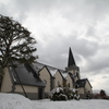 雪の中の教会