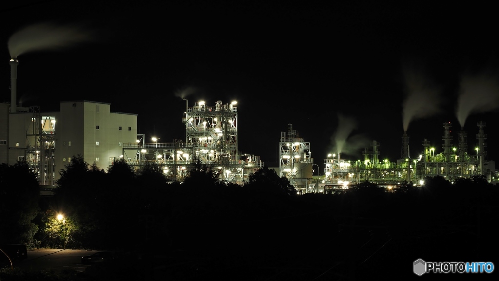 工場夜景
