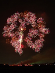 夜彩ー釈迦堂川花火