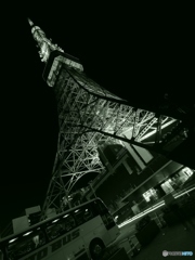 夜の東京タワー