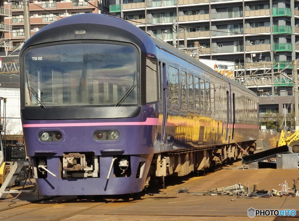 お座敷電車 解体
