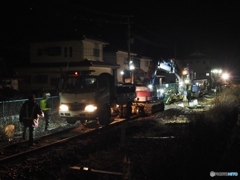 深夜の作業