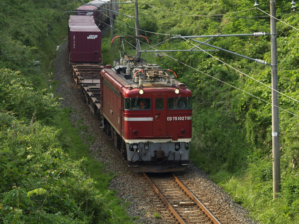 常磐線の貨物列車