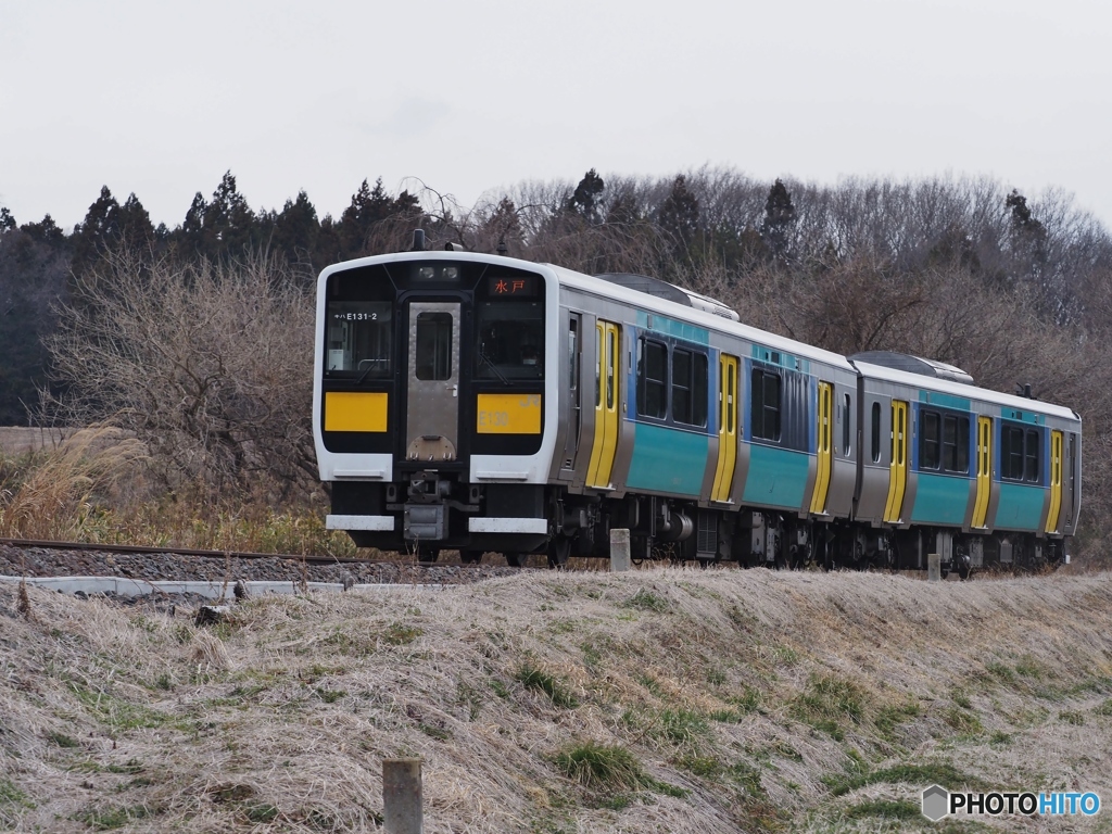 水郡線上り列車