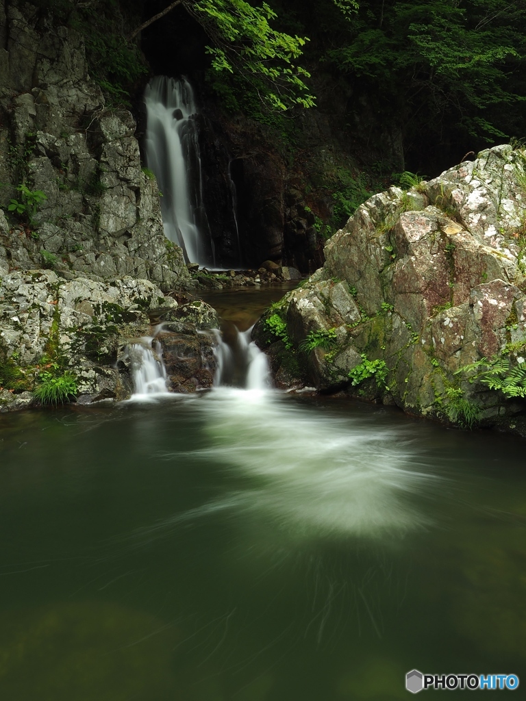 木戸川渓谷　明神滝