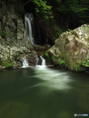 木戸川渓谷　明神滝