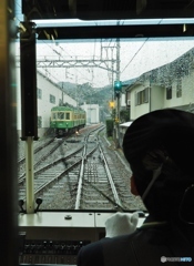 雨の江ノ電