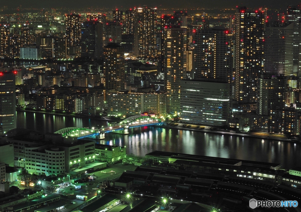 大都会の夜景