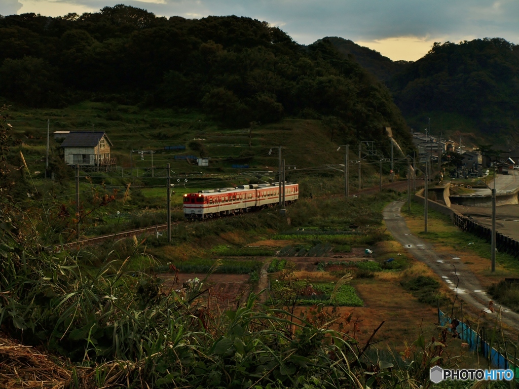 夕刻の普通列車