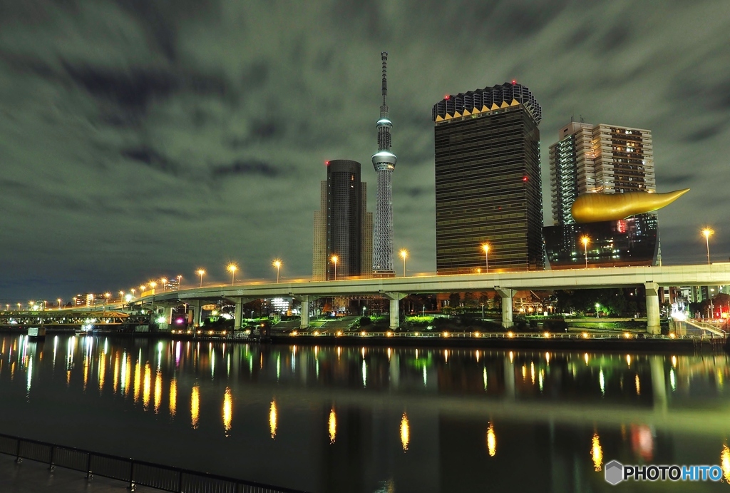 夜景　向島方面