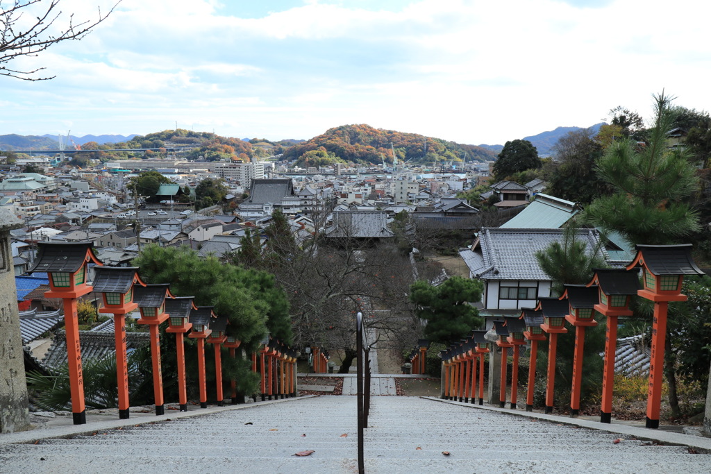 西国寺から眺める尾道