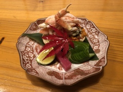 香箱ガニの甲羅盛り