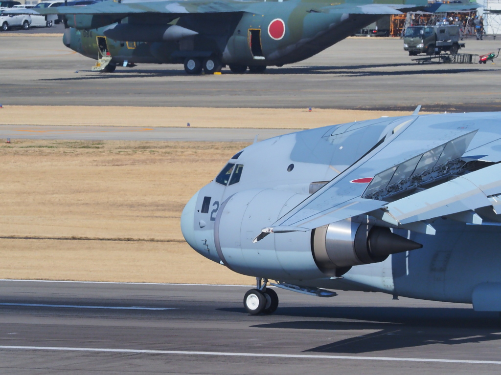 2018小牧基地オープンベースにＣ－２飛来（３）