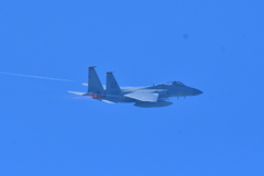 嘉手納基地Ｆ-１５と小松基地機合同訓練（１）