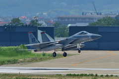 米軍嘉手納基地所属Ｆ-１５が小松基地に・・・（２）