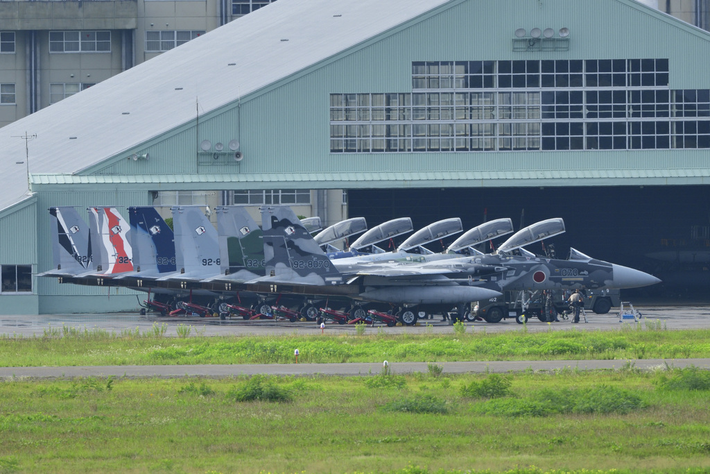 飛行教導群全機勢揃い（９機中６機）