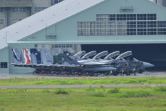 飛行教導群全機勢揃い（９機中６機）