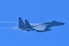 嘉手納基地Ｆ-１５と小松基地機合同訓練（２）