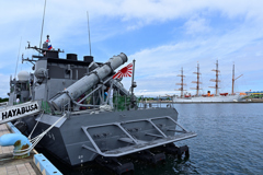 艦艇広報　ミサイル艇”はやぶさ”と海王丸（１）