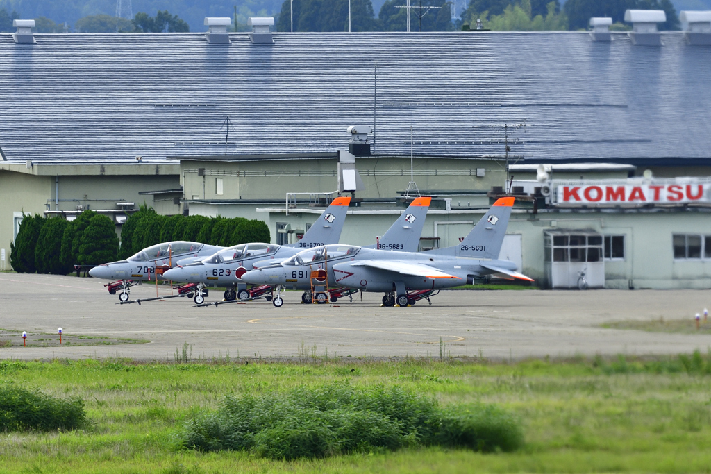 Ｔ-４コブラが３機・・・