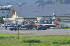 飛行教導群全機勢揃い（９機中３機）