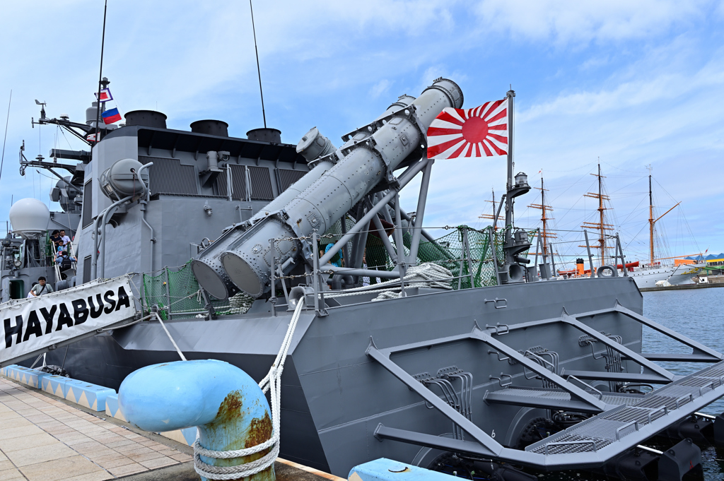 艦艇広報　ミサイル艇”はやぶさ”と海王丸（２）