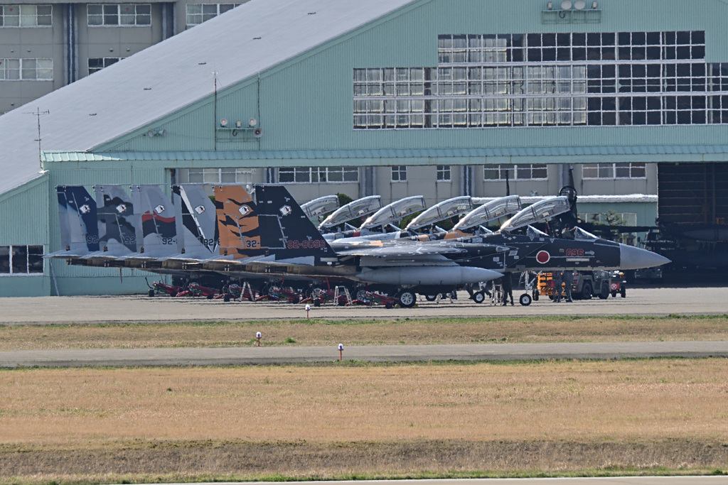 0406_小松基地_アグレッサー機整列