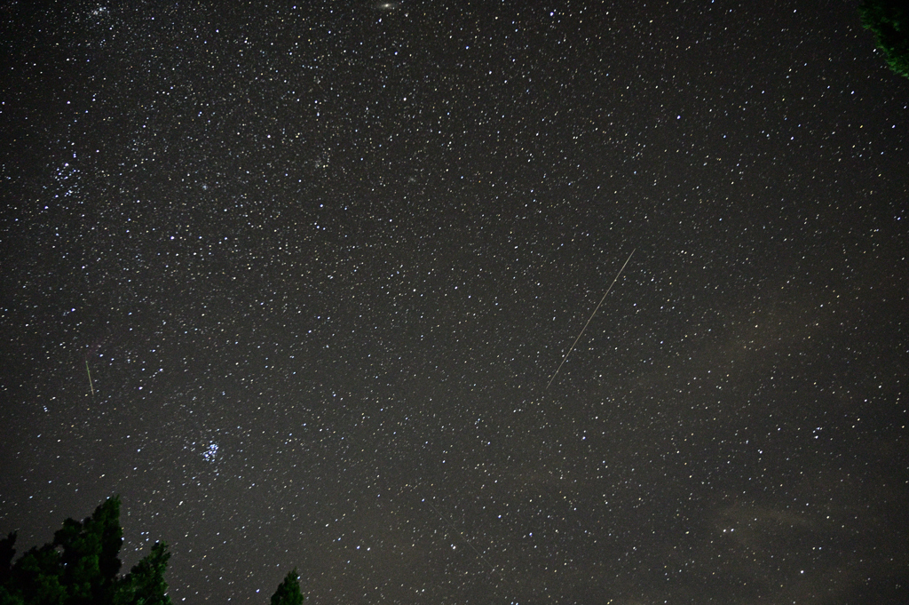 星空撮影は難しいです（汗）