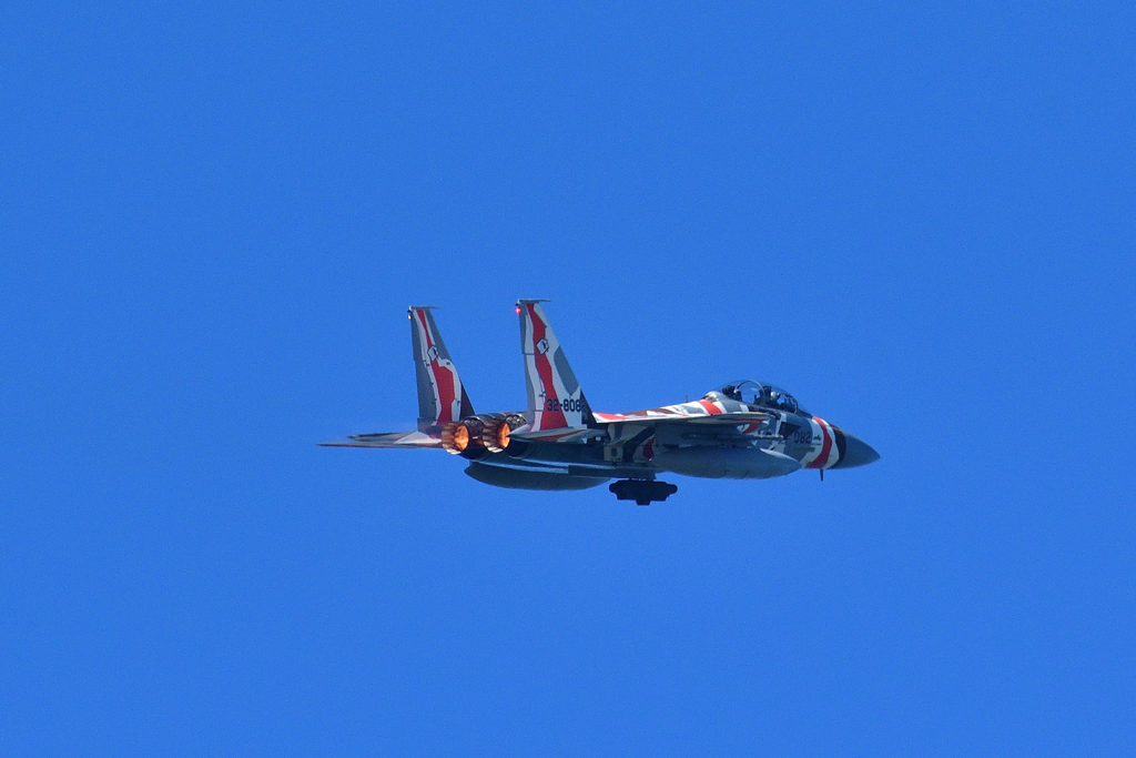 航空祭機動飛行・予行～アグレッサー＃８０８３機～（７）