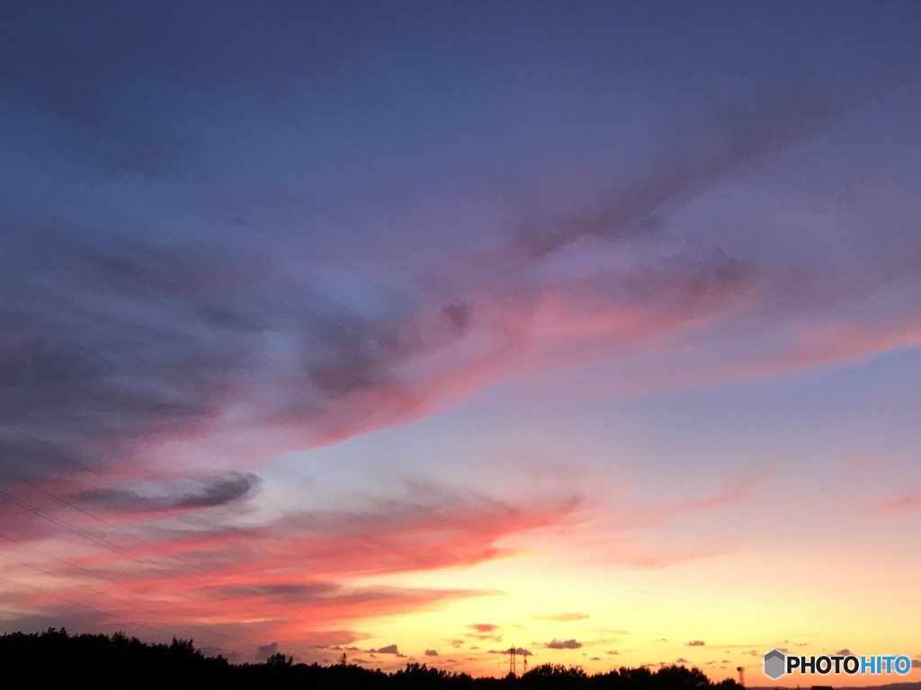 秋の夕暮れ