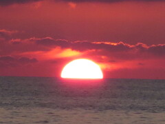 積丹の夕陽
